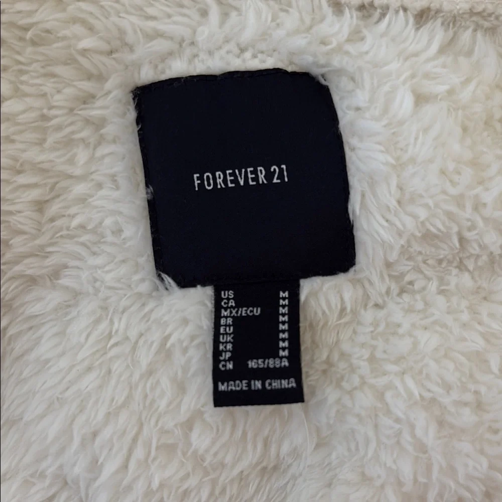Forever 21 Faux Fur Teddy Coat - Picture 2 of 3
